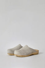 Load image into Gallery viewer, No.6 Contour Clog on Flat Base in Chalk Suede