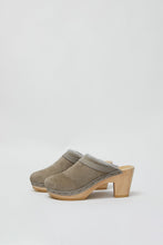 Load image into Gallery viewer, No.6 Dakota Shearling Clog on High Heel in Mist