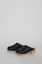 Load image into Gallery viewer, No.6 Dakota Shearling Clog on Mid Heel in Ink Aviator