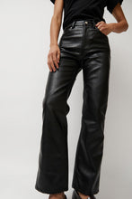 Load image into Gallery viewer, No.6 Erik Jean in Black Faux Leather