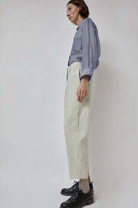 No.6 Hollis Pant in Oyster Denim