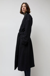 No.6 Ingrid Wrap Coat in Black