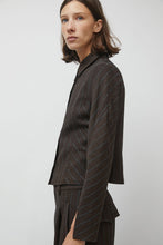 Load image into Gallery viewer, No.6 Linn Shirt in Brown Stripe