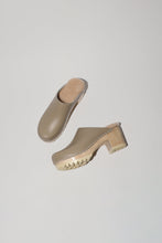 Load image into Gallery viewer, No.6 Liza Clog on Mid Tread in Clay with Bone Shearling