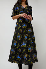 Load image into Gallery viewer, No.6 Luisa Dress in Black Large Bouquet