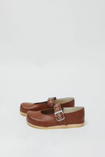 Load image into Gallery viewer, No.6 Maryjane Clog on Flat Bendable Base in British Tan