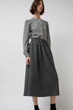 Load image into Gallery viewer, No.6 Nic Skirt in Solid Grey Wool