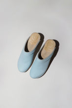 Load image into Gallery viewer, No.6 Old School Clog on High Heel in Light Blue