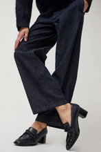 Load image into Gallery viewer, No.6 Philippe Heeled Loafer in Navy