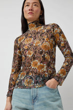 Load image into Gallery viewer, No.6 Rosa Turtleneck in Gold Roses