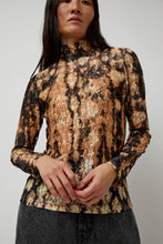 Load image into Gallery viewer, No.6 Rosa Turtleneck in Black Tie Dye Lace