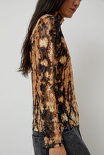 Load image into Gallery viewer, No.6 Rosa Turtleneck in Black Tie Dye Lace