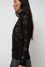 Load image into Gallery viewer, No.6 Scout Turtleneck in Black Lace