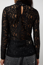 Load image into Gallery viewer, No.6 Scout Turtleneck in Black Lace