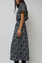 Load image into Gallery viewer, No.6 Willa Dress in Black Blue White Abstract