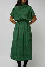 Load image into Gallery viewer, No.6 Willa Dress in Emerald Glitter Print