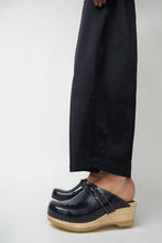 Load image into Gallery viewer, No.6 Bridget Clog on Mid Wedge in Navy Patent