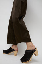 Load image into Gallery viewer, No.6 Dakota Shearling Clog on High Heel in Brindle