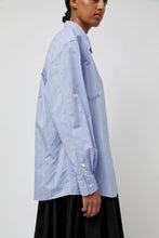 Load image into Gallery viewer, Nothing Written Timon Striped Cotton Shirt in Blue Stripe