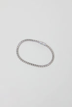 Load image into Gallery viewer, Numbering 4 Prong N-dia Tennis Bracelet in White