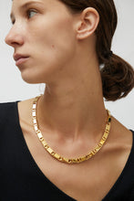 Load image into Gallery viewer, Numbering Rectangle Chain Link Necklace in Gold