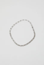 Load image into Gallery viewer, Numbering Rectangle Chain Link Necklace in Silver