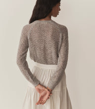 Load image into Gallery viewer, OPHIRA SWEATER -- LIGHT HEATHER GREY