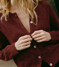 Load image into Gallery viewer, PETRA CARDIGAN -- BORDEAUX