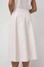 Load image into Gallery viewer, No.6 Lucy Patchwork Skirt in White Faux Leather