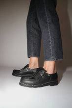 Load image into Gallery viewer, Paraboot Nyons Shoe in Lisse Noir Poils Noir