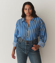 Load image into Gallery viewer, REMIS TOP -- BLEU MONACO STRIPE