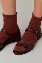 Load image into Gallery viewer, REMY SANDAL | BORDEAUX EMBOSSED LEATHER