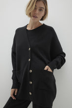 Load image into Gallery viewer, LILY BUTTON-UP CASHMERE CARDIGAN