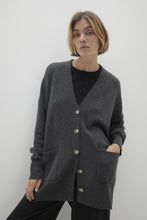 Load image into Gallery viewer, LILY BUTTON-UP CASHMERE CARDIGAN