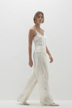 Load image into Gallery viewer, EVAN SILK WIDE LEG PANT