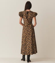 Load image into Gallery viewer, RHODIA DRESS -- NOIR NARCISSUS FLORAL