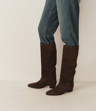 Load image into Gallery viewer, RIVIERA BOOT -- DARK CHOCOLATE SUEDE