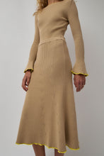 Load image into Gallery viewer, Rodebjer Fly Rib Skirt in Hazelnut