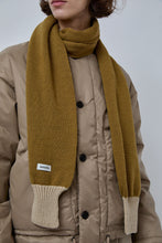 Load image into Gallery viewer, Rototo Sweater Sleeves Scarf in Khaki and Beige