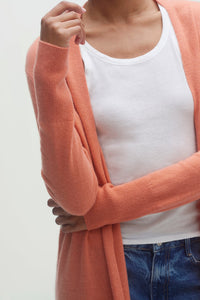 FAYE LONGLINE CASHMERE CARDIGAN