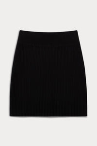 SIRENA CASHMERE RIBBED SKIRT