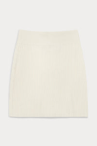 SIRENA CASHMERE RIBBED SKIRT