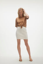 Load image into Gallery viewer, SIRENA CASHMERE RIBBED SKIRT