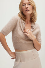 Load image into Gallery viewer, MAISIE BRUSHED CASHMERE COLLARED SWEATER