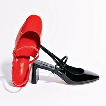 Load image into Gallery viewer, Georgina Pump In Scarlet Patent Leather