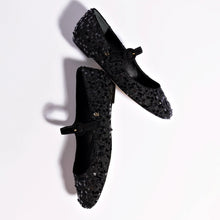 Load image into Gallery viewer, Blair Ballet Flat In Black Sequins