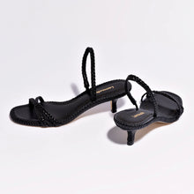 Load image into Gallery viewer, Mini Annie Sandal In Black Leather