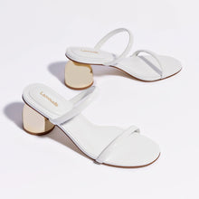 Load image into Gallery viewer, Dew Drop Mule In White Patent Leather