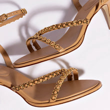 Load image into Gallery viewer, Milanina Mini Sandal In Tan Leather