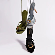 Load image into Gallery viewer, Verona Strappy Sandal In Black Suede